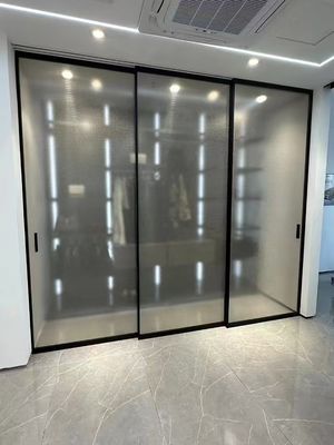 Buy Kitchen Glass Aluminum Alloy Sliding Door Customizable Surface Finished online manufacture