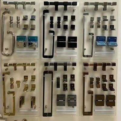 Buy SUS201/304 Stainless Steel Frameless Shower Door Hinges Customizable online manufacture