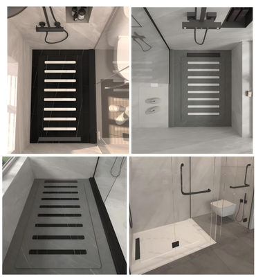 Buy Marble Stone Shower Pan Movable Customized For Hotel And Household online manufacture
