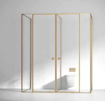 Buy Full Frame Shower Door Profile Inside Stainless Steel SUS304 Shower Screen Profile online manufacture