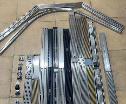 Buy SUS304 Stainless Steel Shower Grate Customizable For Long Floor online manufacture
