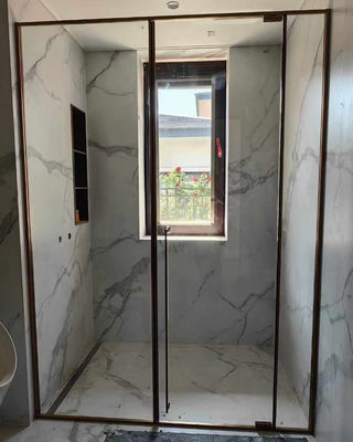 comprare Quadratura 304 in acciaio inossidabile divisori di porte in vetro per doccia, accessori per porte in vetro per bagno online manufacture