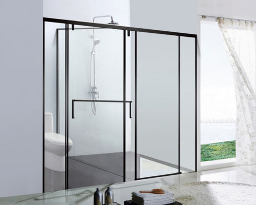 Stainless Steel Shower Sliding Door Frame Customized Multiple Color