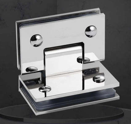 Bakır Özel Çerçevesiz Duş Flipper Panel Hinges İki Yolu Camdan Camya Duş Hinge