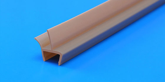 Scratch Resistant Glass Door Seal Strip Rubber Easy To Install Adjustable
