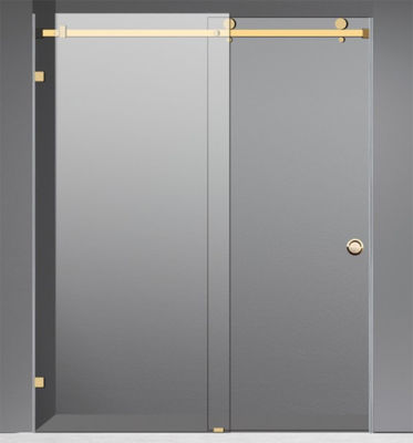 Water Retardant Shower Screen Wheels High Strength Rectangle Shape