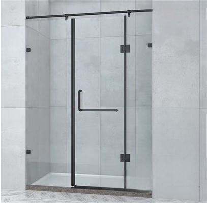 Anti Wear Satin Finished Glass Shower Hinge Corrosion Resistance Round Pipe Hinge