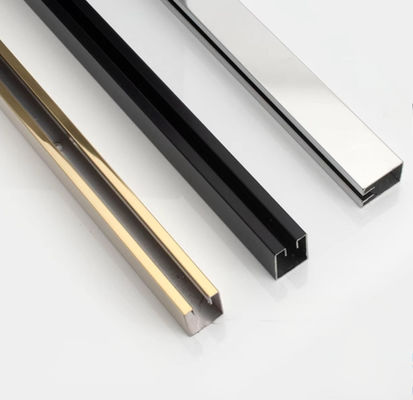 Stainless Steel Shower Glass U Channel Rustproof Shower Screen Wall Channel