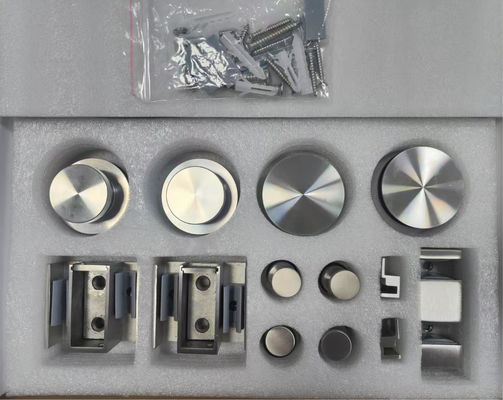 Stainless Steel 304 Material, Shower Room Bathroom Glass Door Pulley Style Accessories