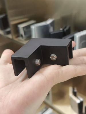 Aluminum Alloy Paired 304 Stainless Steel Screws Matte Black Screw Holes Easy Installation And Fixation