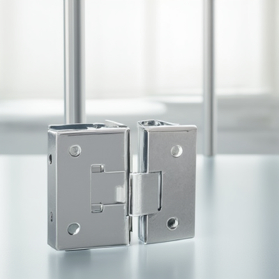 Multiple Colors Glass Shower Hinge For Selection Adjustable Door Weight 100KG