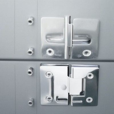 Multiple Colors Glass Shower Hinge For Selection Door Weight 100KG Frame Style Frameless