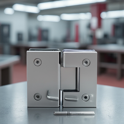 100KG Glass Shower Hinge Easy To Install for Frameless Doors No Drilling Required